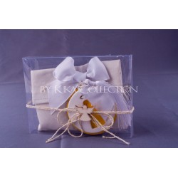 Plutone - Medaglione angelo con scatola + busta + mini angelo - Kika Collection